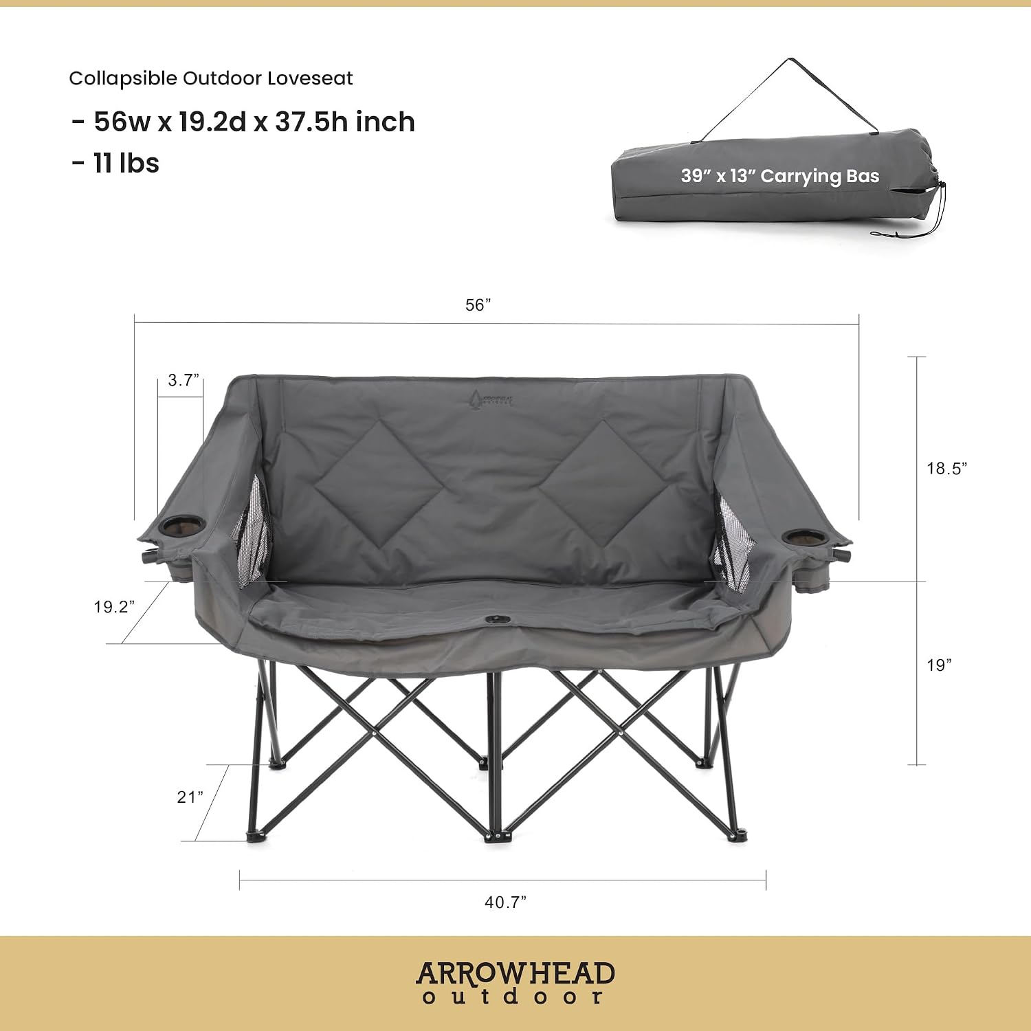 Folding Double Camping - Hình 2
