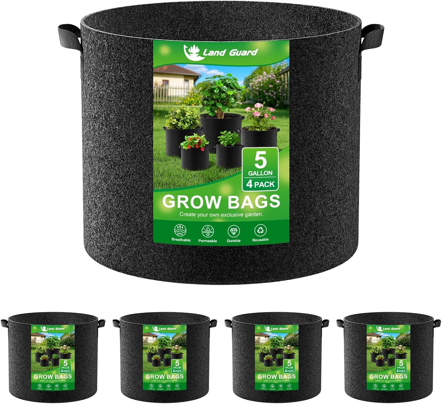 Pack Gallon Black