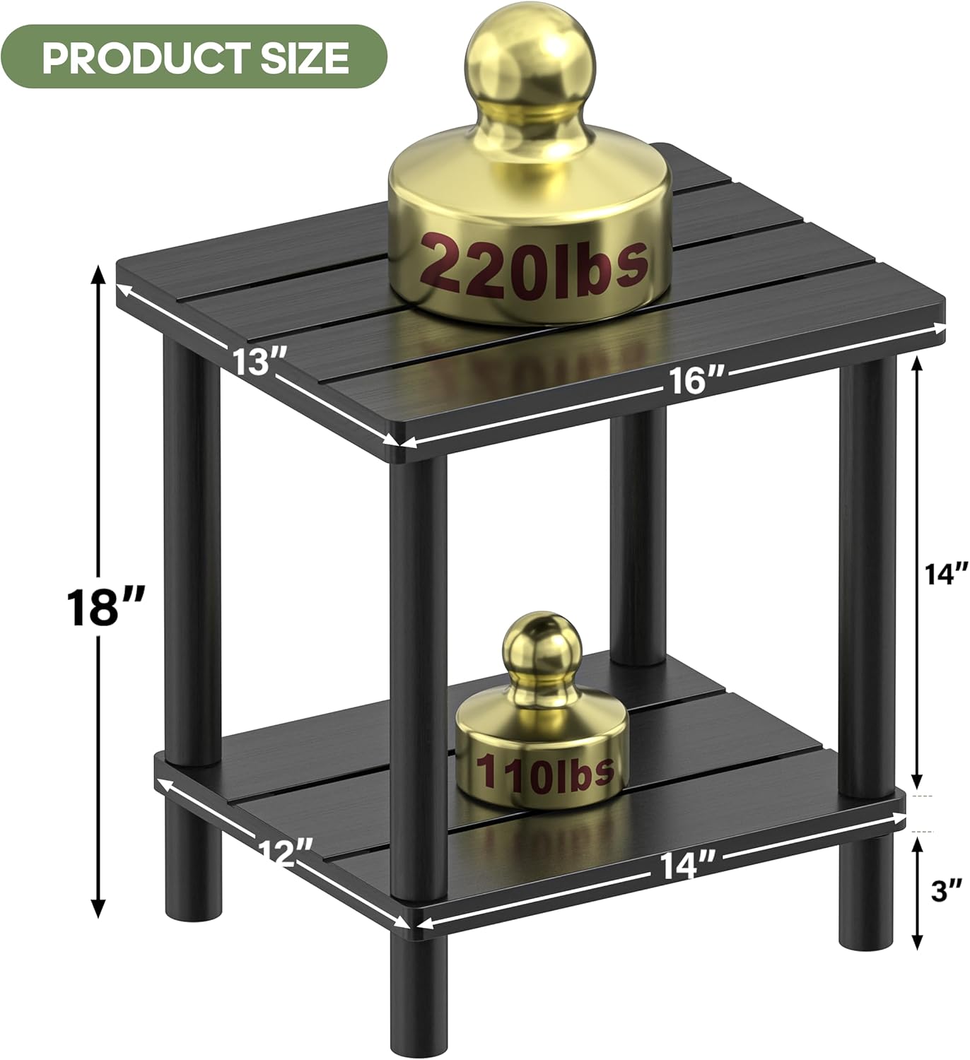 Black Tier Bamboo - Hình 2