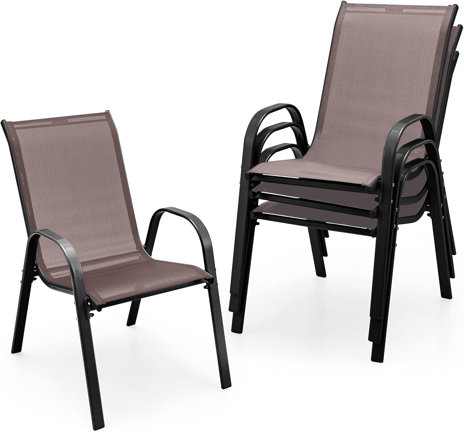 Piece Outdoor Stackable